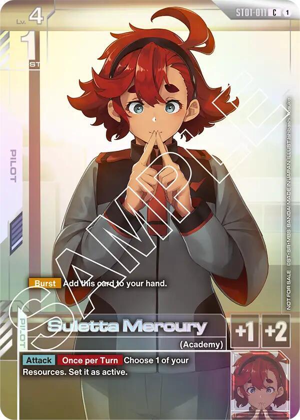 Suletta Mercury (Newtype Challenge 2025 Mission 1) (ST01-011) [Gundam Promotional Cards]