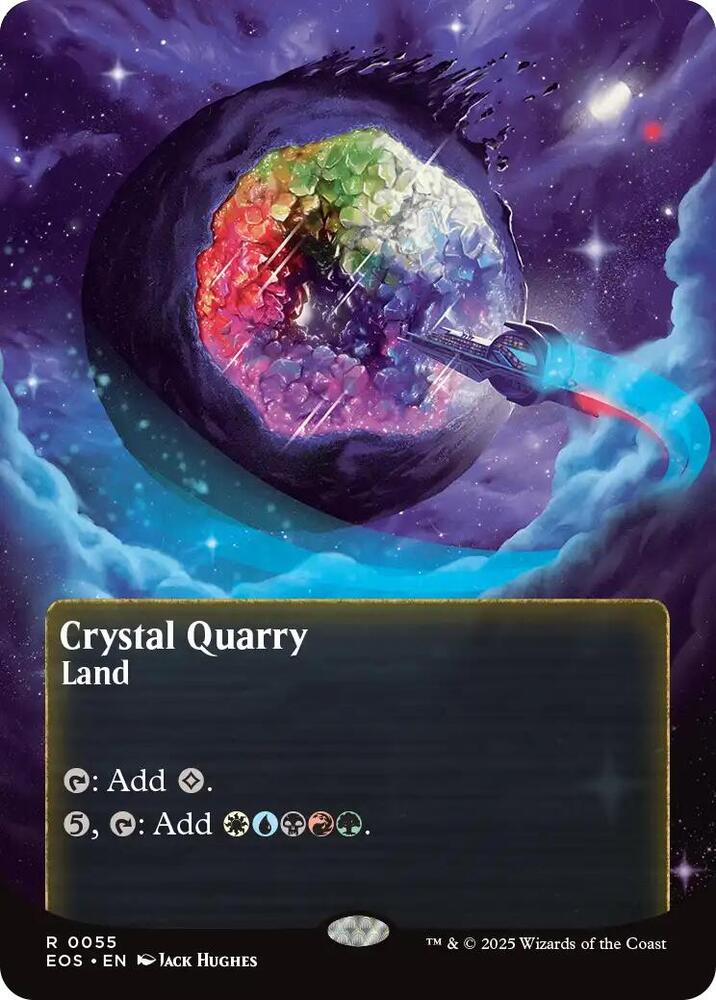 Crystal Quarry (0055) (Borderless) [Edge of Eternities: Stellar Sights]