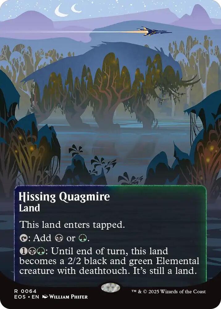 Hissing Quagmire (0064) (Borderless) [Edge of Eternities: Stellar Sights]