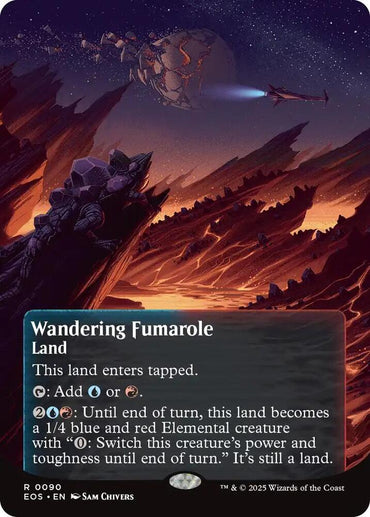 Wandering Fumarole (0090) (Borderless) [Edge of Eternities: Stellar Sights]