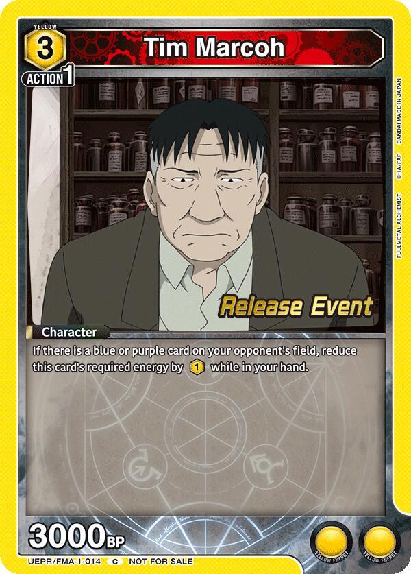 Tim Marcoh (UEPR/FMA-1-014) [UE09BT: FULLMETAL ALCHEMIST Release Event Cards]
