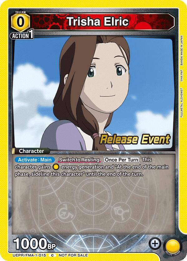 Trisha Elric (UEPR/FMA-1-015) [UE09BT: FULLMETAL ALCHEMIST Release Event Cards]
