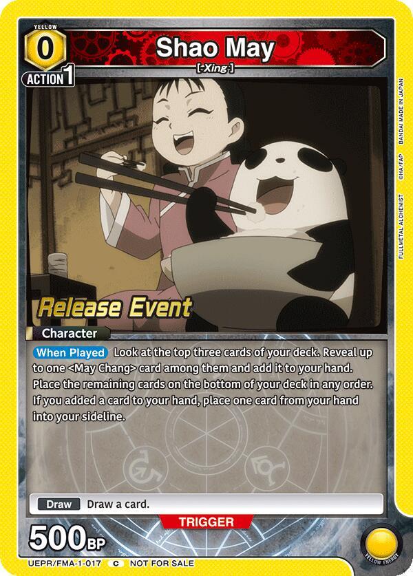 Shao May (UEPR/FMA-1-017) [UE09BT: FULLMETAL ALCHEMIST Release Event Cards]