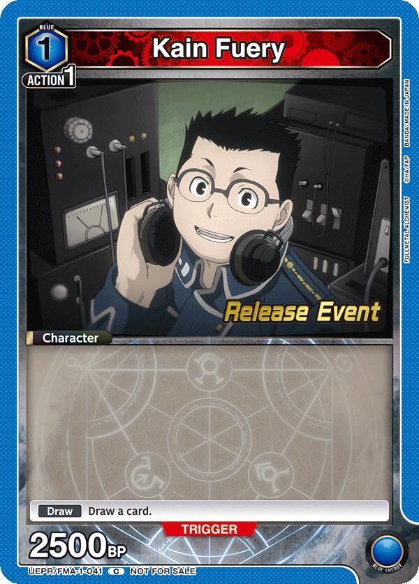 Kain Fuery (UEPR/FMA-1-041) [UE09BT: FULLMETAL ALCHEMIST Release Event Cards]
