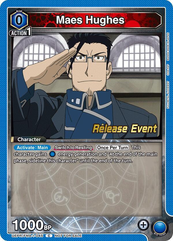 Maes Hughes (045) (UEPR/FMA-1-045) [UE09BT: FULLMETAL ALCHEMIST Release Event Cards]