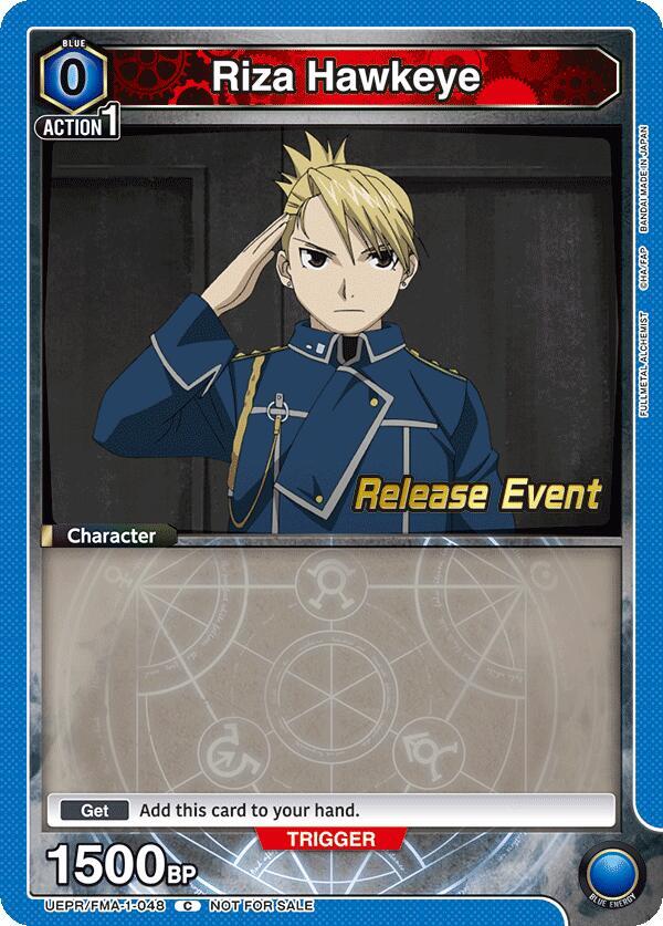 Riza Hawkeye (048) (UEPR/FMA-1-048) [UE09BT: FULLMETAL ALCHEMIST Release Event Cards]