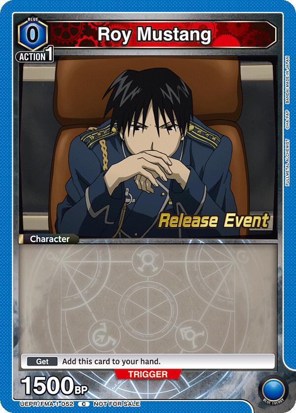 Roy Mustang (052) (UEPR/FMA-1-052) [UE09BT: FULLMETAL ALCHEMIST Release Event Cards]