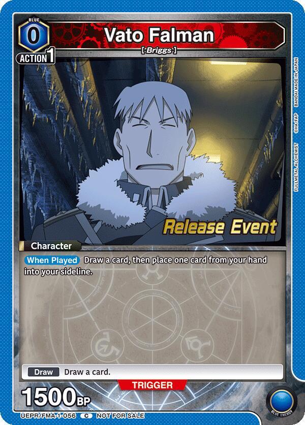 Vato Falman (UEPR/FMA-1-056) [UE09BT: FULLMETAL ALCHEMIST Release Event Cards]