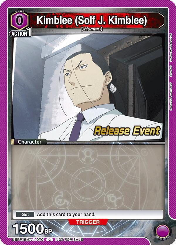 Kimblee (Solf J. Kimblee) (070) (UEPR/FMA-1-070) [UE09BT: FULLMETAL ALCHEMIST Release Event Cards]