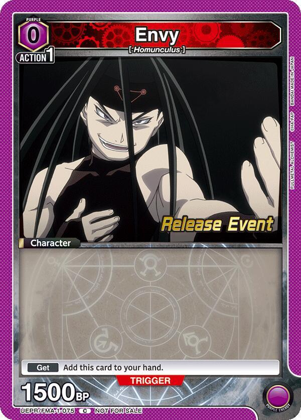 Envy (075) (UEPR/FMA-1-075) [UE09BT: FULLMETAL ALCHEMIST Release Event Cards]