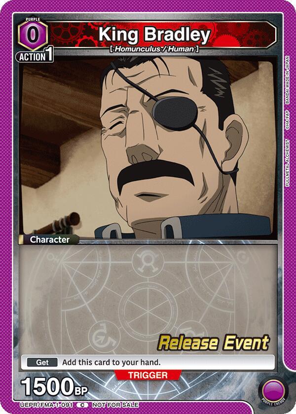 King Bradley (091) (UEPR/FMA-1-091) [UE09BT: FULLMETAL ALCHEMIST Release Event Cards]
