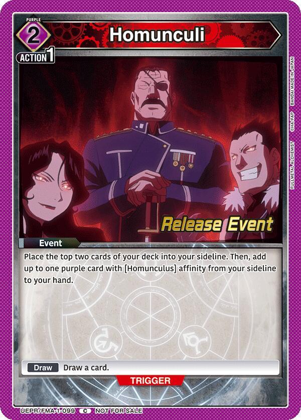 Homunculi (UEPR/FMA-1-099) [UE09BT: FULLMETAL ALCHEMIST Release Event Cards]