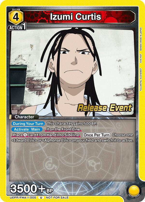 Izumi Curtis (005) (UEPR/FMA-1-005) [UE09BT: FULLMETAL ALCHEMIST Release Event Cards]