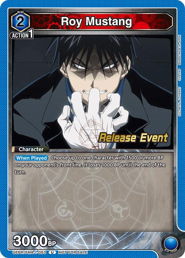 Roy Mustang (053) (UEPR/FMA-1-053) [UE09BT: FULLMETAL ALCHEMIST Release Event Cards]
