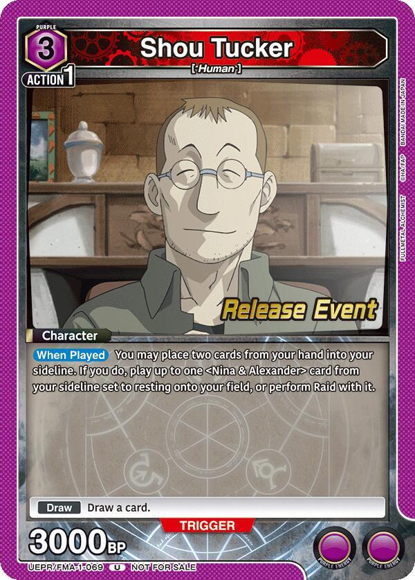 Shou Tucker (UEPR/FMA-1-069) [UE09BT: FULLMETAL ALCHEMIST Release Event Cards]