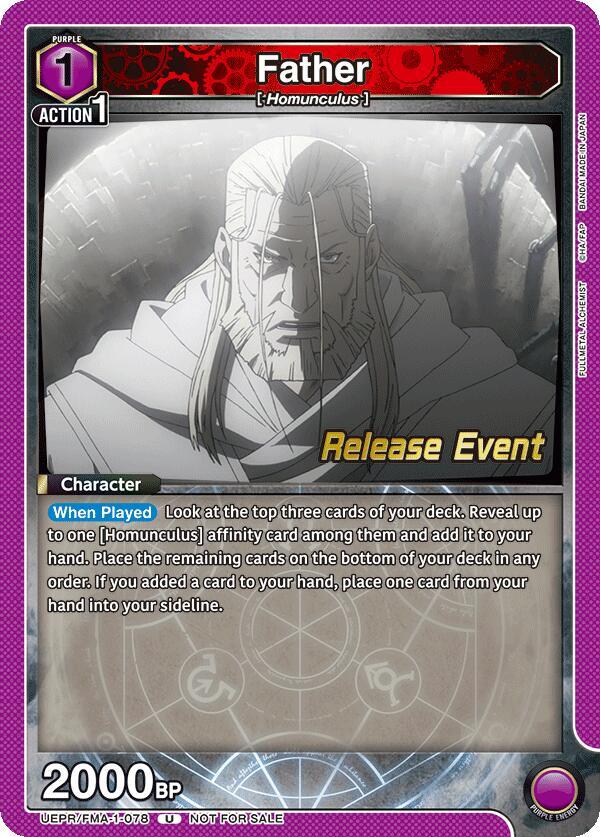 Father (078) (UEPR/FMA-1-078) [UE09BT: FULLMETAL ALCHEMIST Release Event Cards]