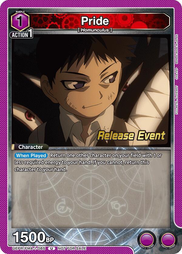 Pride (085) (UEPR/FMA-1-085) [UE09BT: FULLMETAL ALCHEMIST Release Event Cards]