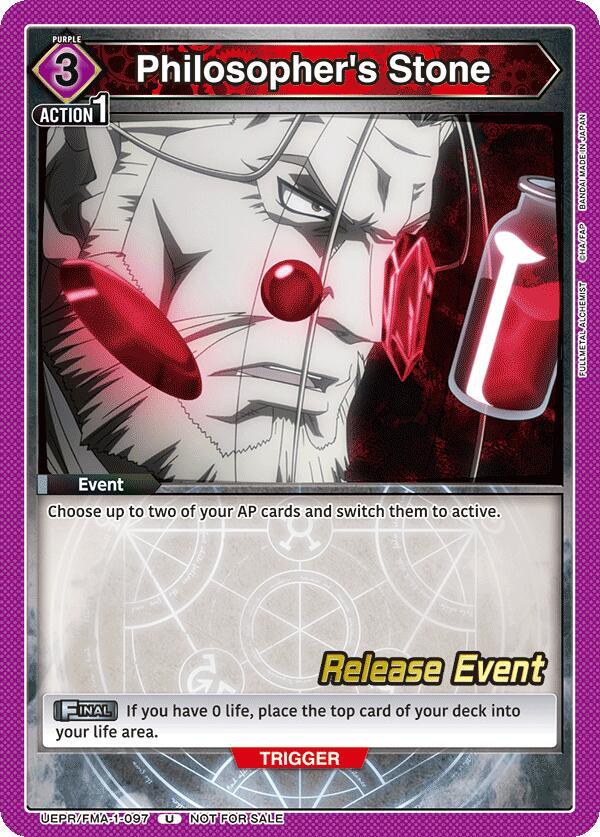 Philosopher's Stone (UEPR/FMA-1-097) [UE09BT: FULLMETAL ALCHEMIST Release Event Cards]