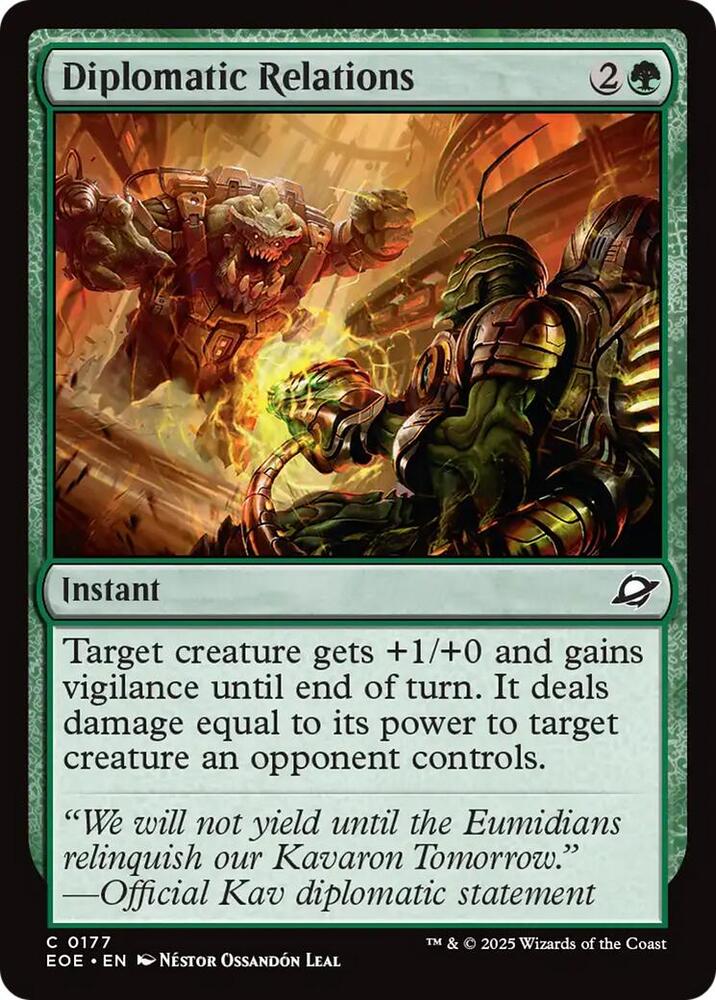 Diplomatic Relations [Edge of Eternities]
