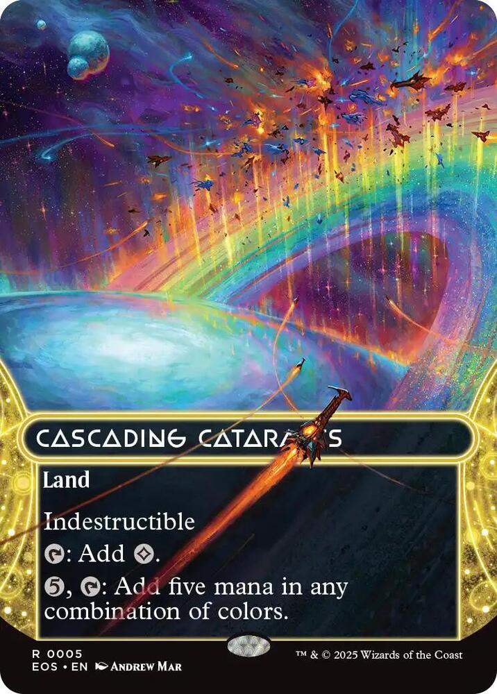 Cascading Cataracts (0005) (Borderless) [Edge of Eternities: Stellar Sights]