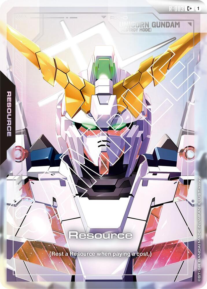 Resource (R-003) (C+) (R-003) [Newtype Rising]