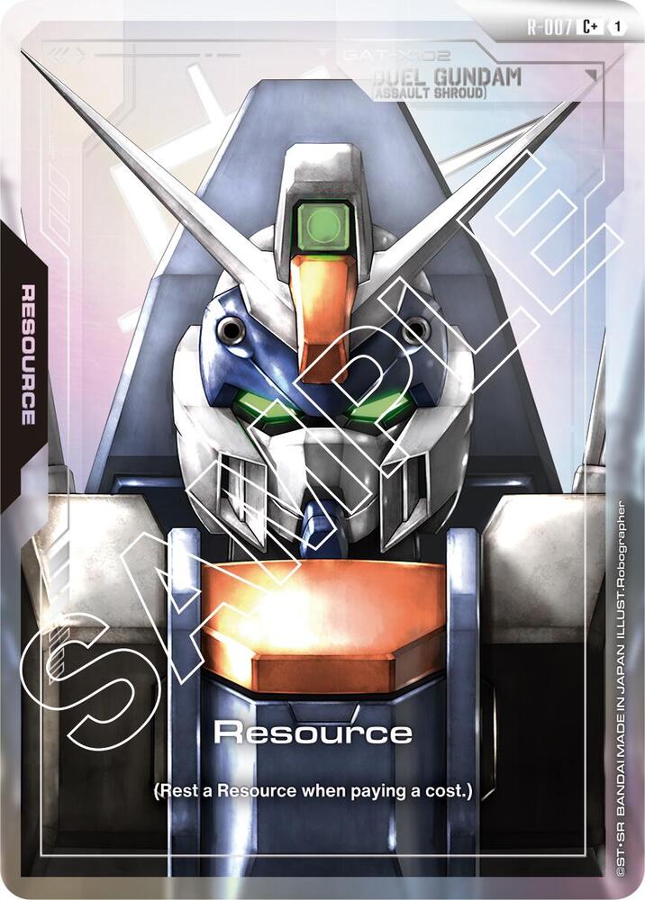 Resource (R-007) (C+) (R-007) [Newtype Rising]