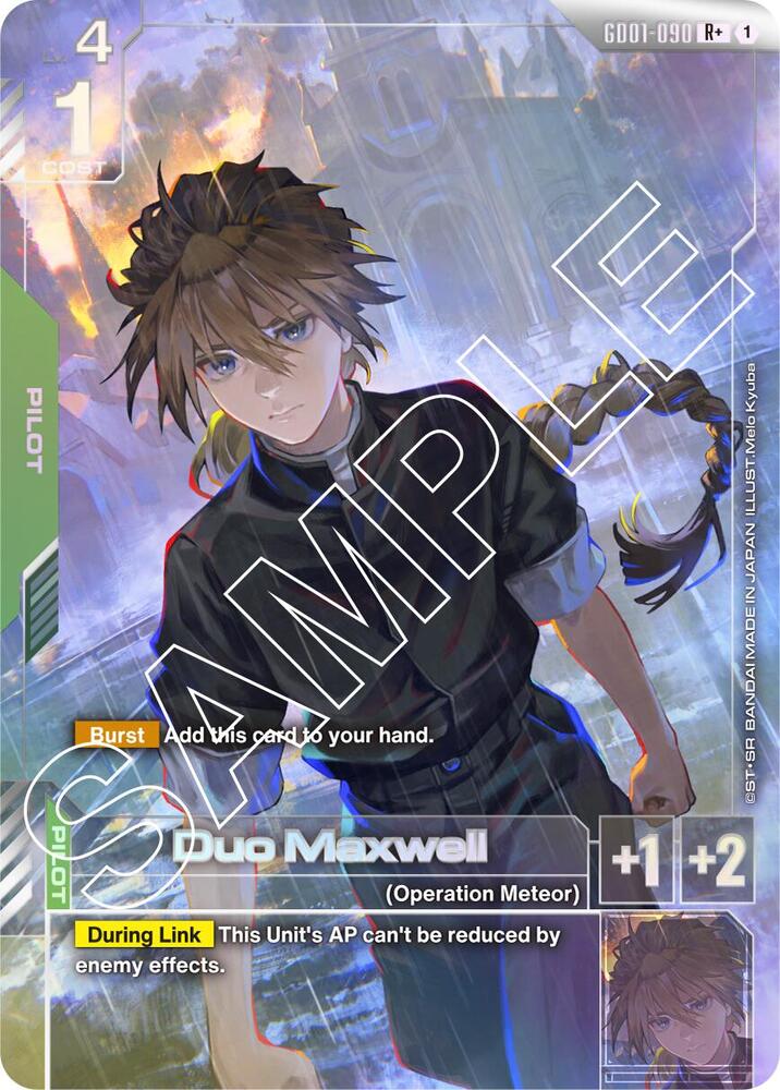 Duo Maxwell (R+) (GD01-090) [Newtype Rising]