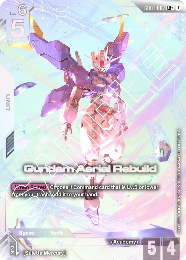 Gundam Aerial Rebuild (LR+) (GD01-067) [Newtype Rising]