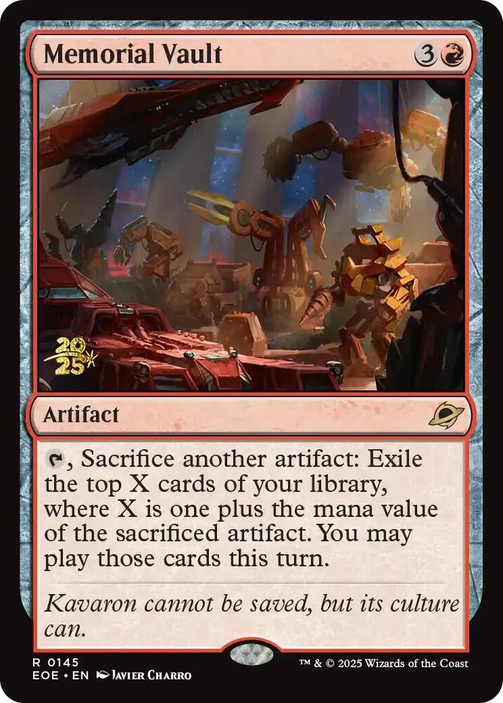 Memorial Vault [Edge of Eternities Prerelease Promos]