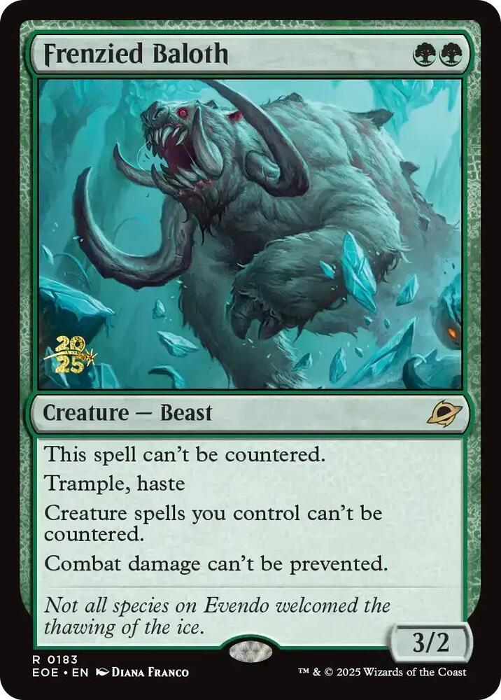 Frenzied Baloth [Edge of Eternities Prerelease Promos]
