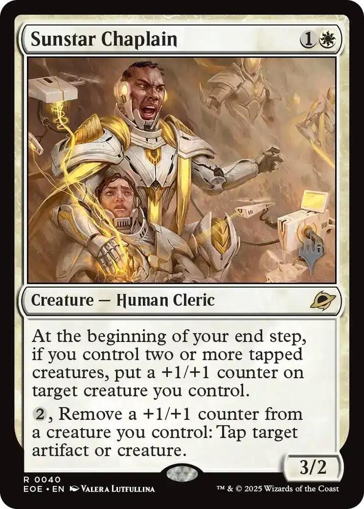Sunstar Chaplain (Promo Pack) [Edge of Eternities Promo Pack]