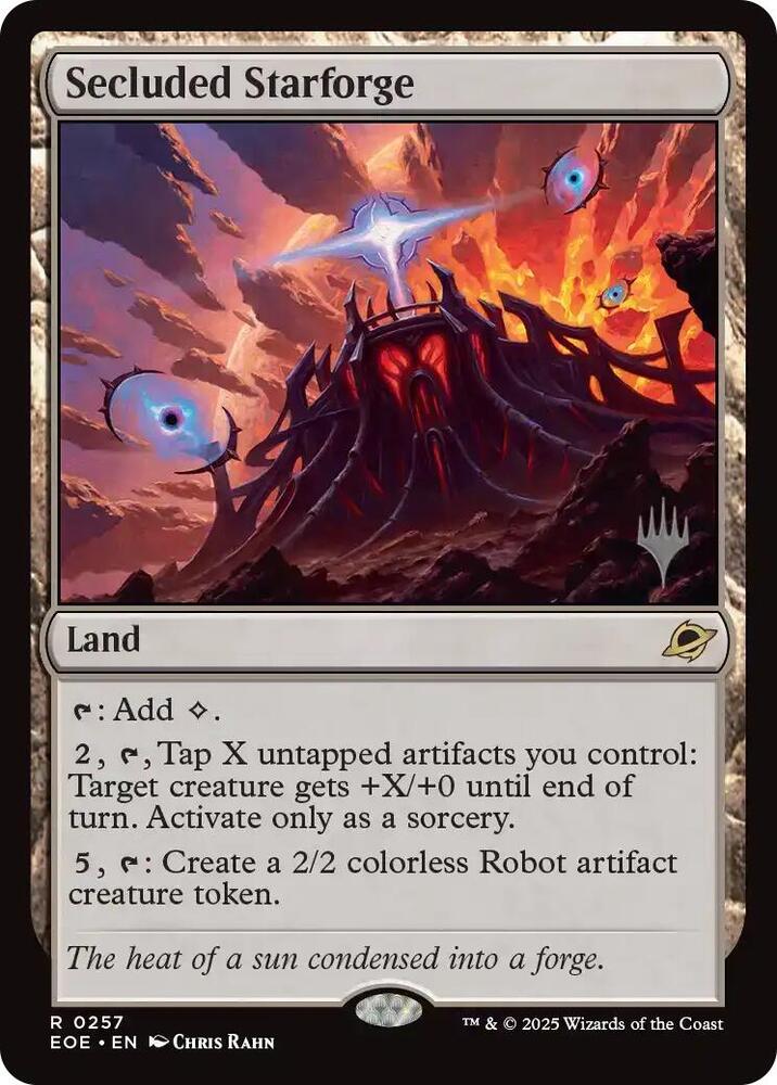 Secluded Starforge (Promo Pack) [Edge of Eternities Promo Pack]
