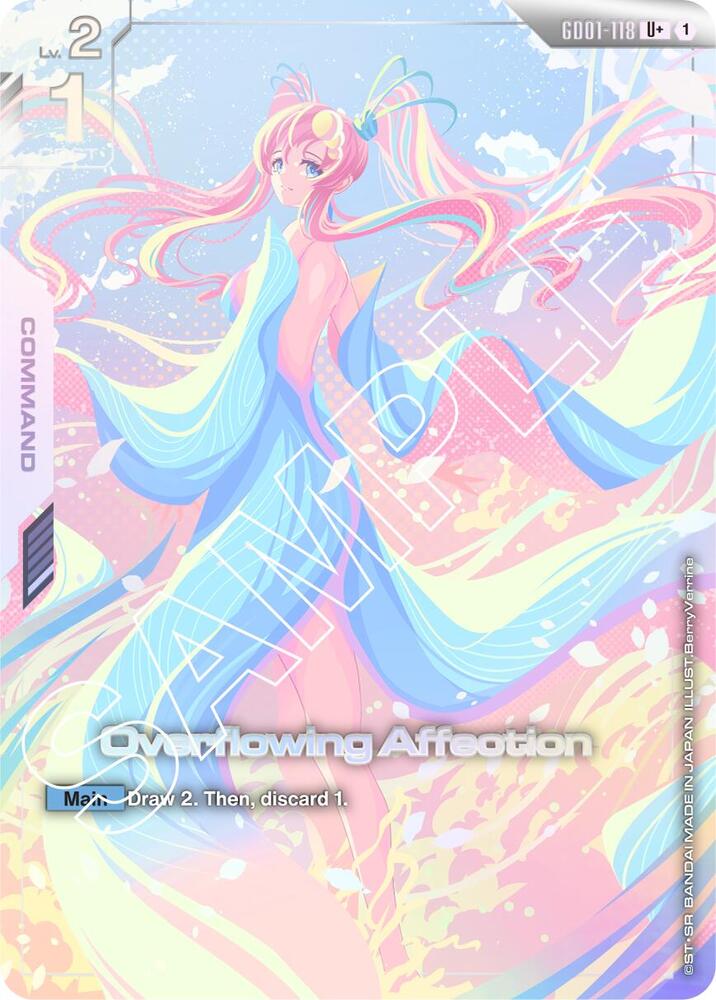 Overflowing Affection (U+) (GD01-118) [Newtype Rising]