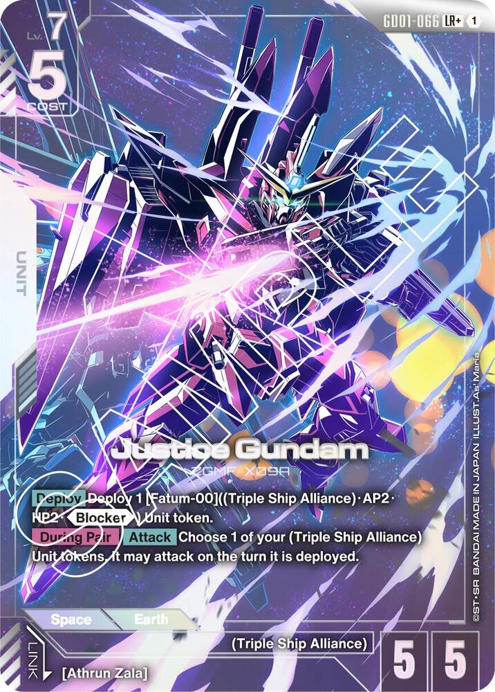 Justice Gundam (LR+) (GD01-066) [Newtype Rising]