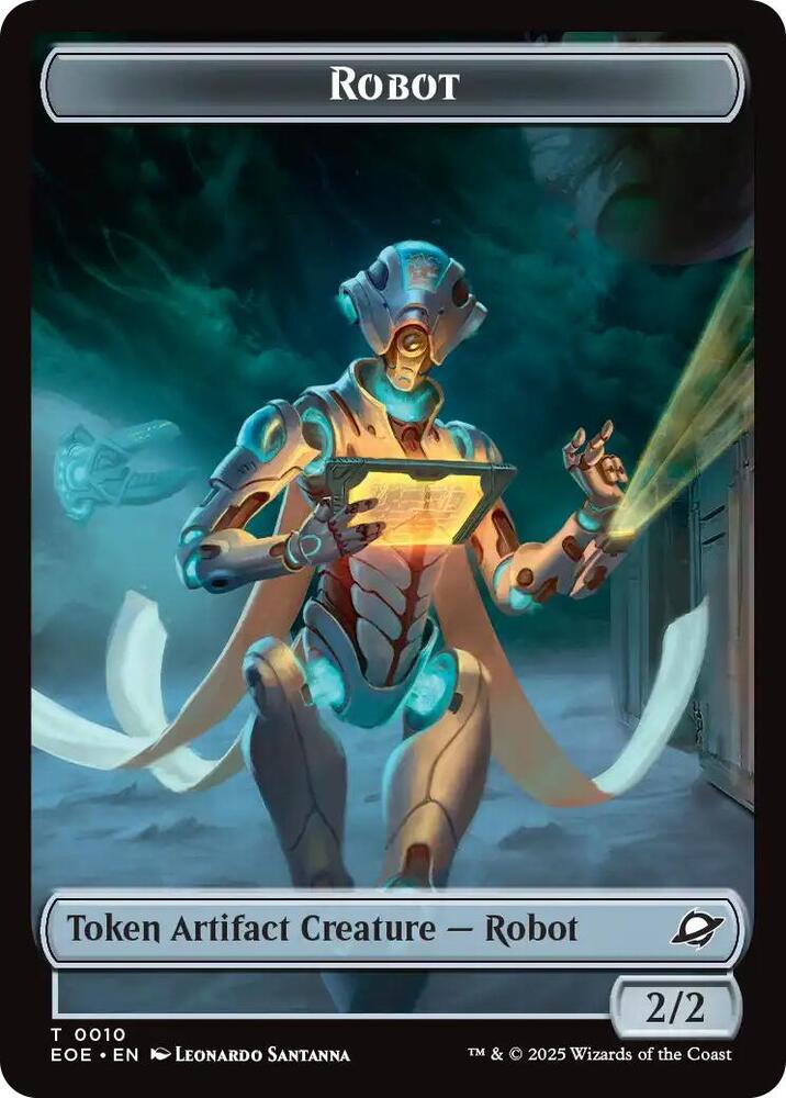Robot // Sliver Double-Sided Token [Edge of Eternities Tokens]