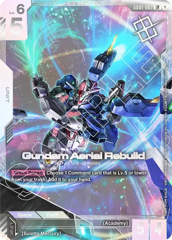 Gundam Aerial Rebuild (Newtype Challenge 2025 Mission1) (GD01-067) [Gundam Promotional Cards]