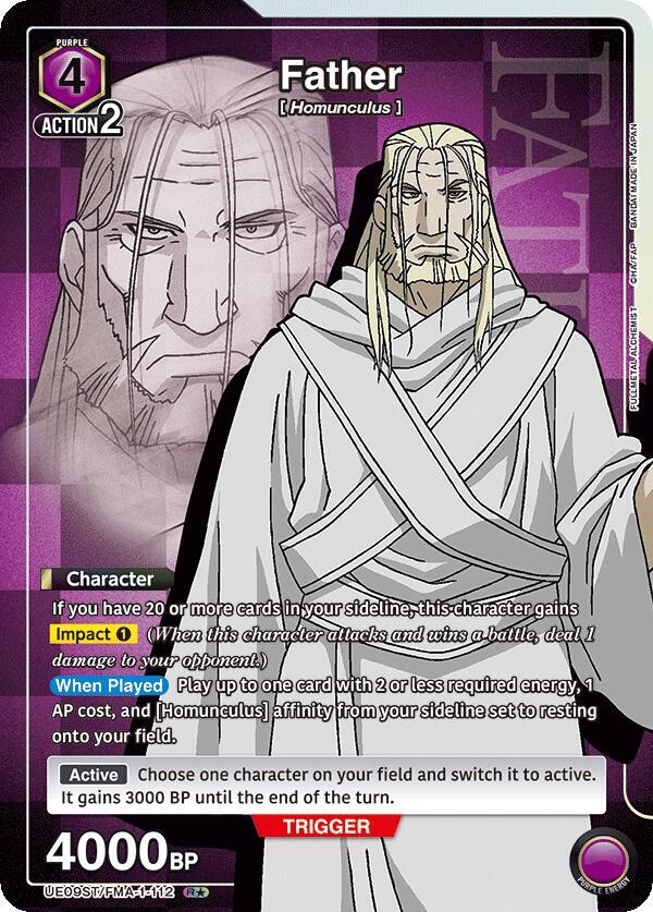 Father (R*) (UE09ST/FMA-1-112) [UE09ST: FULLMETAL ALCHEMIST Starter Deck]