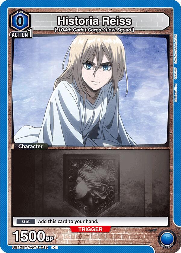 Historia Reiss (019) (Box Topper Foil) (UE10BT/AOT-1-019) [UE10BT: Attack on Titan]