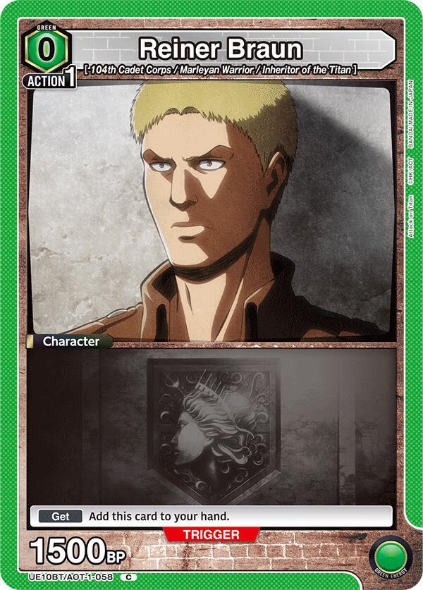 Reiner Braun (058) (UE10BT/AOT-1-058) [UE10BT: Attack on Titan]