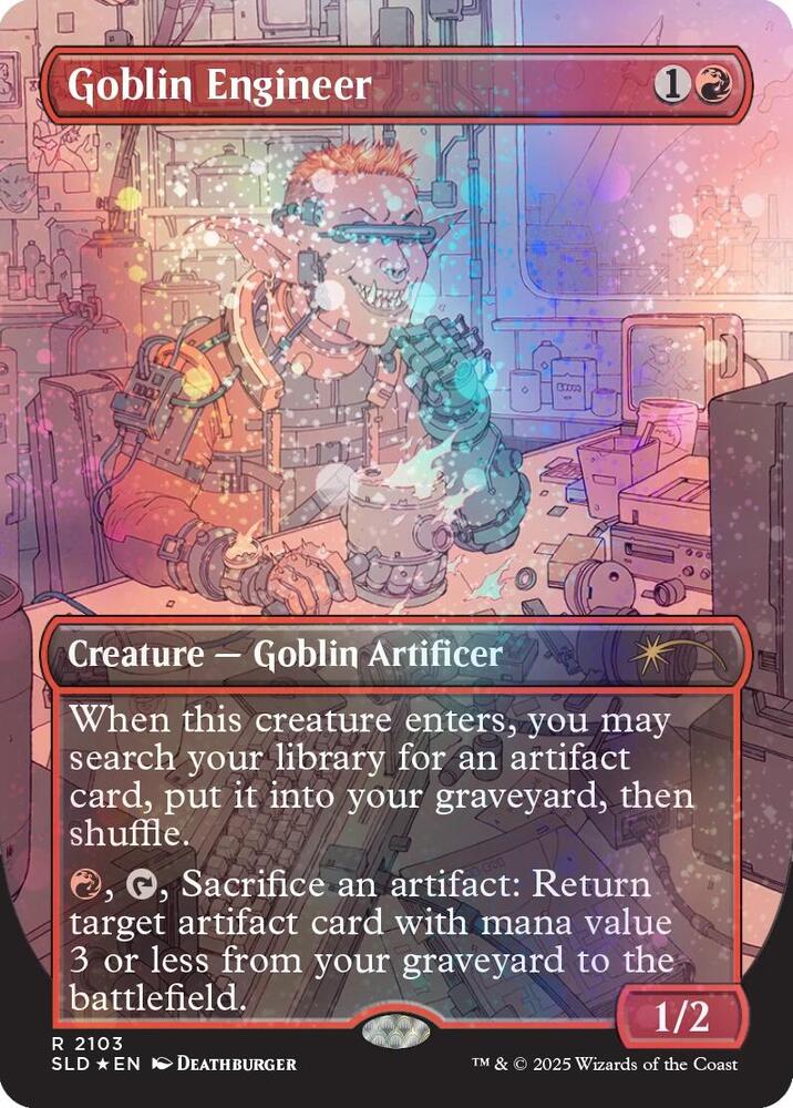 Goblin Engineer (Galaxy Foil) (2103) [Secret Lair Drop Series] (English)
