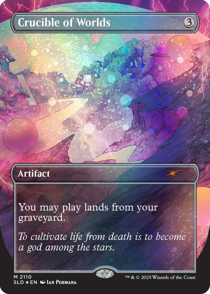 Crucible of Worlds (Galaxy Foil) (2110) [Secret Lair Drop Series] (English)