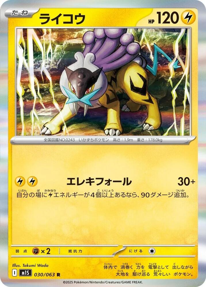 Raikou (030/063) [m1S: Mega Symphonia] (Japanese)