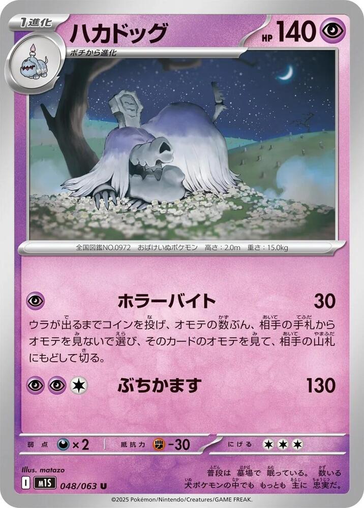 Houndstone - 048/063 (048/063) [m1S: Mega Symphonia] (Japanese)