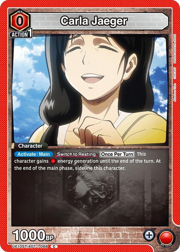 Carla Jaeger (UE10ST/AOT-1-068) [UE10ST: Attack on Titan Starter Deck]