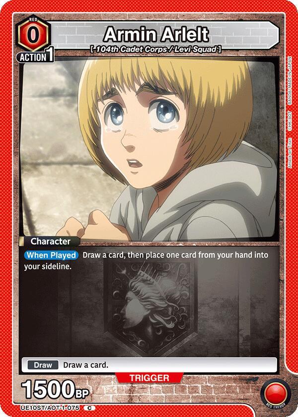 Armin Arlelt (075) (UE10ST/AOT-1-075) [UE10ST: Attack on Titan Starter Deck]