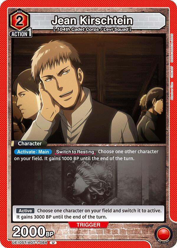 Jean Kirschtein (UE10ST/AOT-1-084) [UE10ST: Attack on Titan Starter Deck]
