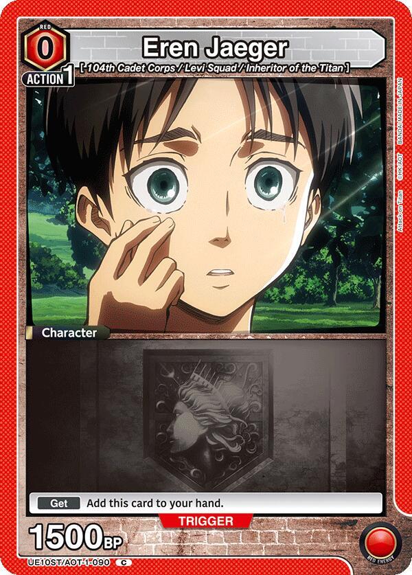 Eren Jaeger (090) (UE10ST/AOT-1-090) [UE10ST: Attack on Titan Starter Deck]