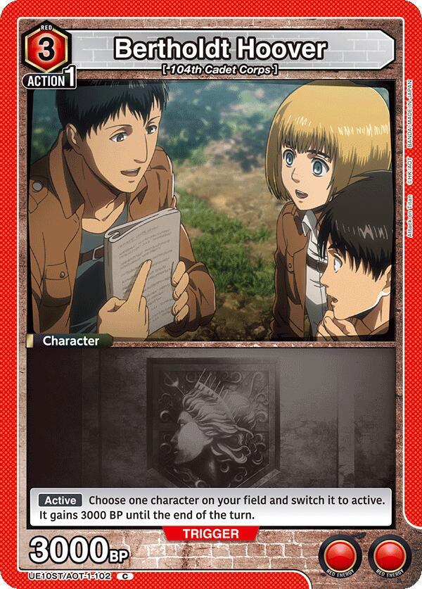 Bertholdt Hoover (UE10ST/AOT-1-102) [UE10ST: Attack on Titan Starter Deck]