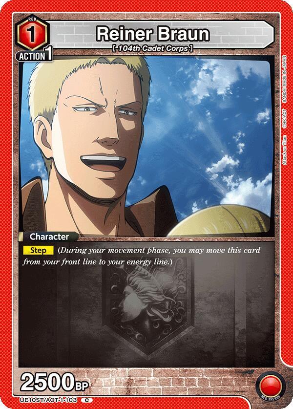 Reiner Braun (UE10ST/AOT-1-103) [UE10ST: Attack on Titan Starter Deck]
