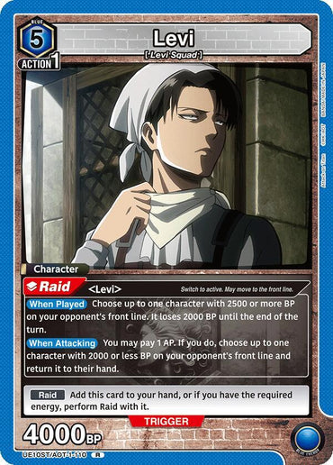 Levi (UE10ST/AOT-1-110) [UE10ST: Attack on Titan Starter Deck]